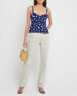 NWT O.P.T Deven Open Back Sleeveless Top XS
